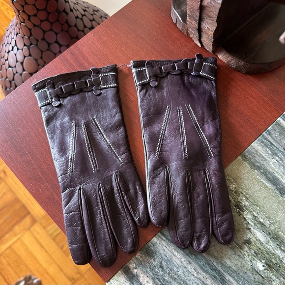 NWT PORTOLANO Italian LambskinLeather Cashmere lined Gloves s 8.Italy.Retail$150 - Picture 10 of 14